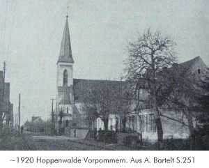 Way of village Hoppenwalde 